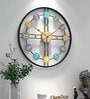 Gold Iron Modern Roman Novelty Wall Clock