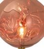 Modern Rose Gold Glass Tripod Floor Lamp