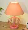 Pink Modern Round Small Crystal Table Lamp