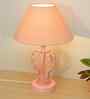 Pink Modern Round Small Pink Crystal Table Lamp