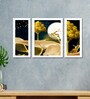 Modern Scandinavian MDF Art Panels Set of 3