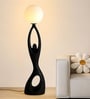 Modern Sculptural Floor Lamp with Globe Shade Modern Sculptural Floor Lamp with Globe Shade