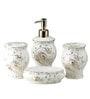 Modern Silver Ceramic (Set of 4) Bath Set