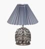 Grey Modern Small Crystal Table Lamp