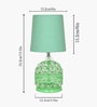 Green Modern Small Crystal Table Lamp