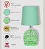 Green Modern Small Crystal Table Lamp