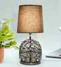 Brown Modern Small Crystal Table Lamp