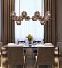 Modern Smoke Glass Bubble Chandelier with 12 Lights