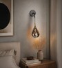 Modern Smoke Glass Teardrop Wall Light