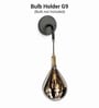 Modern Smoke Glass Teardrop Wall Light