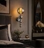 Modern Smoke Glass Wall Light with Chrome Finish