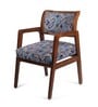 Modern Solid Wood Arm Chair in Brown Color