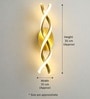 Modern Spiral LED Wall Sconce