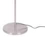 Venus Off White Cotton Shade Club Floor Lamp With Metal Base