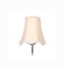 Modern Steel Wall Sconce   Off-White Cotton Shade | Home Lighting