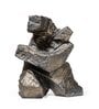 Modern Stone Finish Martial Art Sculpture Figurine (Gold, 25.6cm)