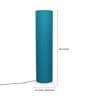 Modern Teal Cylinder Floor Lamp   Stylish Lighting for Living Room & Bedroom