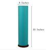 Modern Teal Cylinder Floor Lamp   Stylish Lighting for Living Room & Bedroom