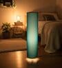 Modern Teal Cylinder Floor Lamp   Stylish Lighting for Living Room & Bedroom