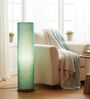 Modern Teal Cylinder Floor Lamp   Stylish Lighting for Living Room & Bedroom