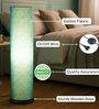 Modern Teal Cylinder Floor Lamp   Stylish Lighting for Living Room & Bedroom