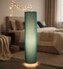 Modern Teal Cylinder Floor Lamp   Stylish Lighting for Living Room & Bedroom