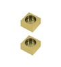 Modern Tealight Stand for Elegant Lighting In Gold Set Of 2