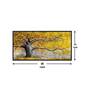 Modern Tree Art With Yellow Leaves Modern Art Long Big Canvas Art Print