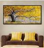 Modern Tree Art With Yellow Leaves Modern Art Long Big Canvas Art Print