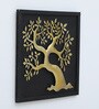 Modern Tree Gold Iron Wall Art Without LED