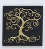 Modern Tree Gold Iron Wall Art Without LED