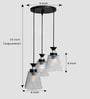 Modern Triple Glass Cluster Hanging Light