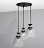 Modern Triple Glass Cluster Hanging Light