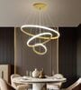 Modern Triple Ring Modern LED Chandelier with adjustable designer light