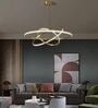 Modern Triple Ring Modern LED Chandelier with adjustable designer light