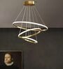 Modern Triple Ring Modern LED Chandelier with adjustable designer light