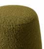 Modern Upholstered Olive Green Conoid Ottoman Stool Modern Upholstered Olive Green Conoid Ottoman Stool