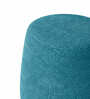 Modern Upholstered Teal Conoid Ottoman Stool Modern Upholstered Teal Conoid Ottoman Stool
