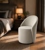 Modern Upholstered Curved Barrel Chair In Beige Colour Modern Upholstered Curved Barrel Chair In Beige Colour