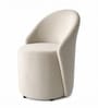 Modern Upholstered Curved Barrel Chair In Beige Colour Modern Upholstered Curved Barrel Chair In Beige Colour