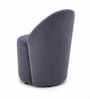 Modern Upholstered Curved Barrel Lounge Chair In Grey Colour Modern Upholstered Curved Barrel Lounge Chair In Grey Colour