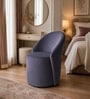 Modern Upholstered Curved Barrel Lounge Chair In Grey Colour Modern Upholstered Curved Barrel Lounge Chair In Grey Colour