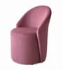 Modern Upholstered Curved Barrel Lounge Chair In Pink Colour Modern Upholstered Curved Barrel Lounge Chair In Pink Colour