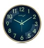Gold Modern Glow-In-The-Dark Wall Clock With 3D Radium Numbers (13 Inch)