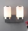 Silver Metal Wall Mounted Uplight Sconce (Silver)