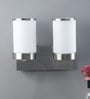 Silver Metal Wall Mounted Uplight Sconce (Silver)