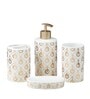 Modern White Ceramic (Set of 4) Bath Set