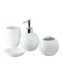 Modern White Ceramic (Set of 4) Bath Set