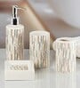 Modern White Ceramic (Set of 4) Bath Set