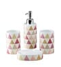 Modern White Ceramic (Set of 4) Bath Set